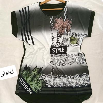 تیشرت زنانه طرح ورنگ طبق عکس-154130