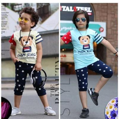 تیشرت شلوارک اسپرت طرح خرس