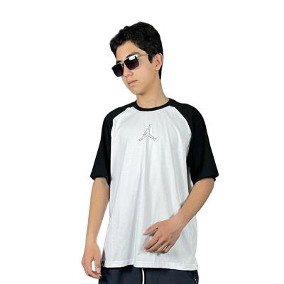 تیشرت آستین کوتاه طرح جردن رنگ سفید