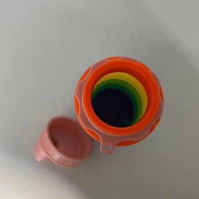 قمقمه سیلیکونی تاشو 500 میل