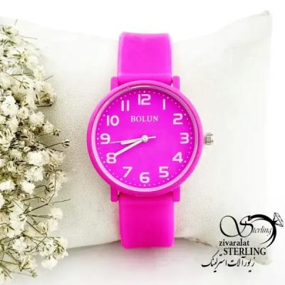 ساعت صورتی (سرخابی) برند بالون (BOLUN) کد 19354