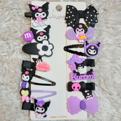 ست گیره مو فانتزی طرح کرومی 14 تکه