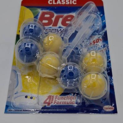 خوشبو کننده توالت فرنگی برف Bref با رایحه لیمو؛ 8 عدد قرص