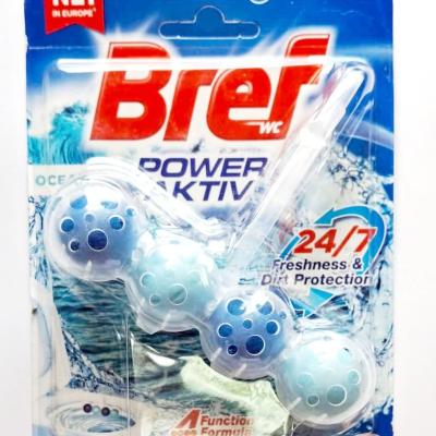 خوشبو کننده توالت فرنگی برف Bref با رایحه اقیانوس ؛4 عدد قرص