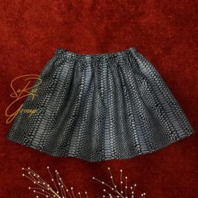 دامن چرم پوست ماری s1003-35-g