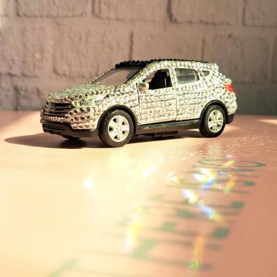 ماکت فلزی خودروی سانتافه نگین کاری شده