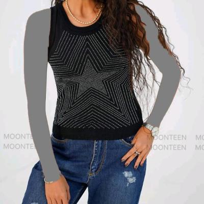 تاپ نگینی مدل ستاره