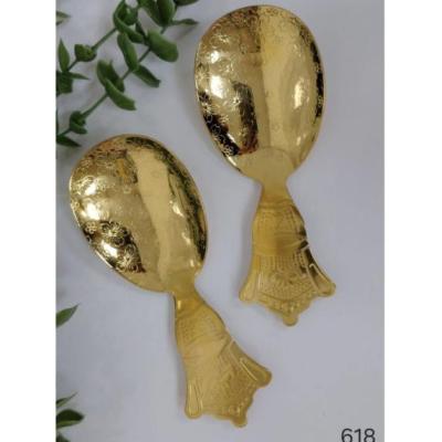 قاشق دسر تاجی طلایی bs618