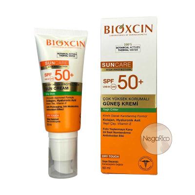 کرم ضد آفتاب بی رنگ پوست چرب بیوکسینBioxcin