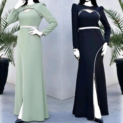 لباس مجلسی ماکسی کرپ آستین بلند