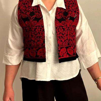 جلیقه سوزندوزی مدل یلدا