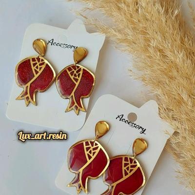 گوشواره انار یلدایی مدل 1