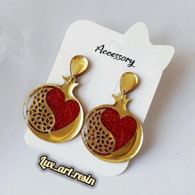 گوشواره انار یلدایی مدل 2