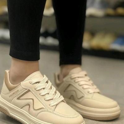 کتانی زنانه و دخترانه با زیره پیو و رویه ترکیبی سایز 37 تا 41 کد 859