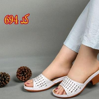 دمپایی زنانه مدل پریسا پاشنه 4 سانت و زیره پیو سایز 36 تا 41