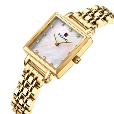 ساعت زنانه ریوارد رنگبندی طلایی Reward