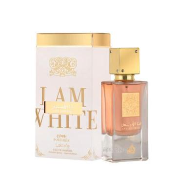 ادکلن زنانه لطافه مدل انا ابیض لدر پودری حجم 100 میل