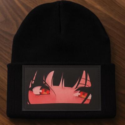 کلاه بافت انیمه مشکی فری سایز