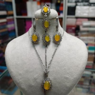 سرویسی نقره سنگ عقیق شرف