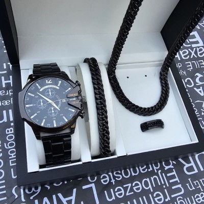 ست هدیه مردانه (ساعت دیزل بهمراه ست کارتیر )-148269