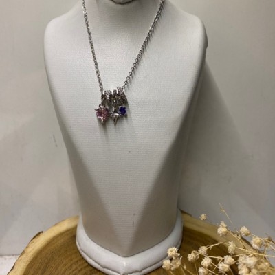 گردنبند جدید صورتی