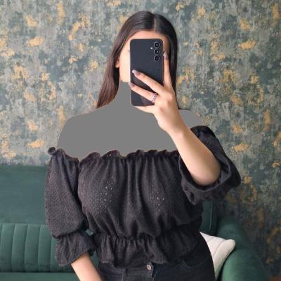 شومیز یقه قایقی