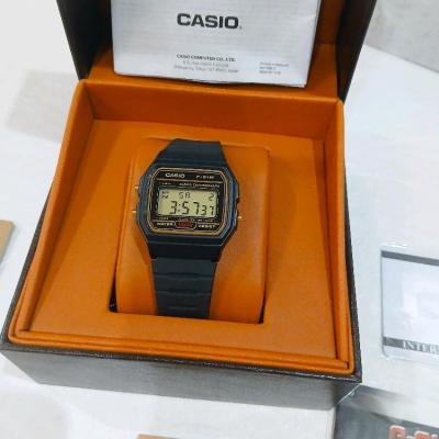 ساعت مچی مردانه کاسیو اورجینال مشکی مدل F91WG-9QDF اصل