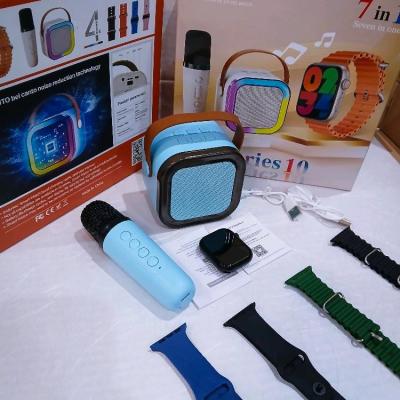 پک ساعت هوشمند سری 10 مدل ZT-005 به همراه میکروفون و اسپیکر بلوتوثی