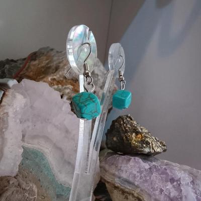 گوشواره بدل ظرح فیروزه گوش225