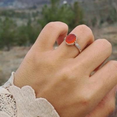 انگشتر نقره زنانه ، دخترانه