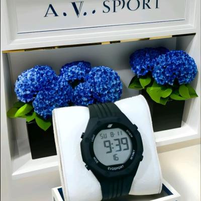 ساعت مردانه EVOSPORT دیجیتالی ضدآب بندضدحساسیت مشکی