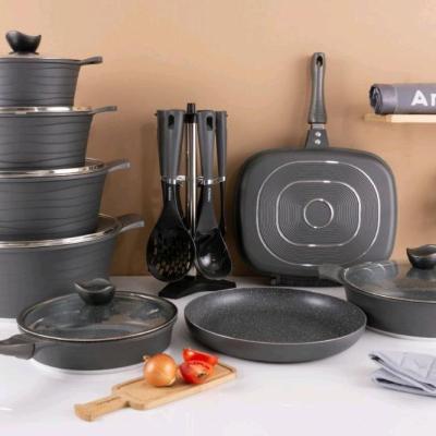 سرویس قابلمه 25پارچه چدن گرانیتی آرتیستون