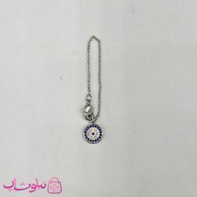 آویز ساعت زنانه ysx نگیندار نقره ای کد 899