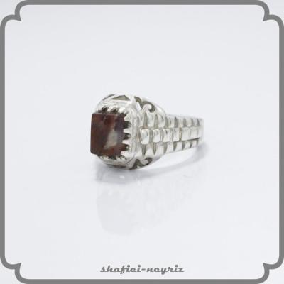 انگشتر نقره مردانه طرح رولکسی