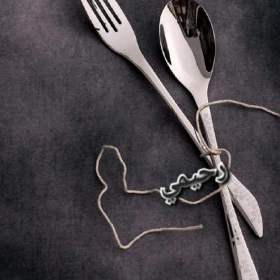 سرویس قاشق و چنگال 24 نفره 118 پارچه یونیک اصل آلمان طرح لیزری