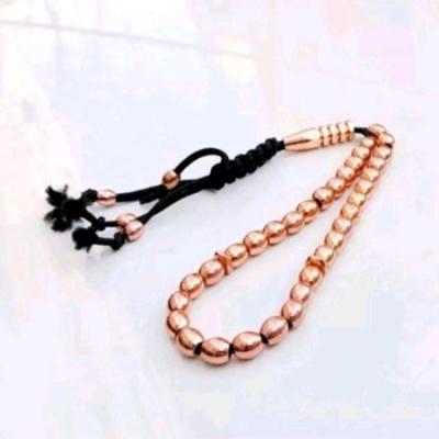 تسبیح مسی گندمی نمره 6