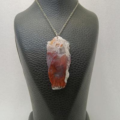 گردنبند عقیق شجر پاییزه و گل یخی پرسپولیس84