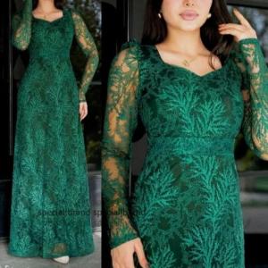 پیراهن شب زنانه گیپور مدل فلوک شاین پاتریش