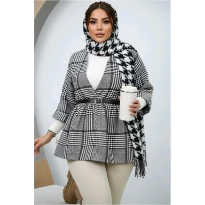 مانتو دخترانه پشمی مدل مانتو پاییزه خزان