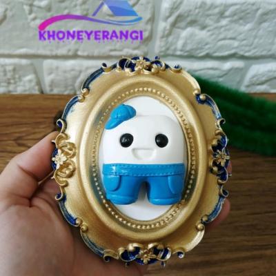 گیفت دندونی دخترانه و پسرانه با قاب دانتل