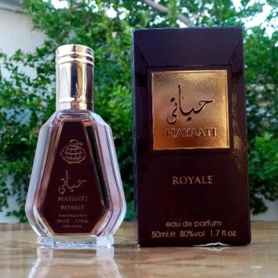 عطر ادکلن حیاتی رویال رایحه ادکلن موصوف قهوه‌ای 50 میل برند فرگرانس