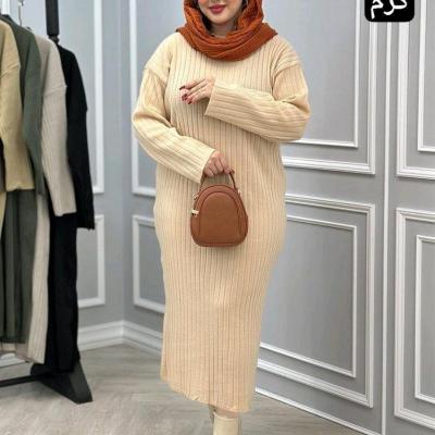 پیراهن کفتان زنانه مدل بافت-157515