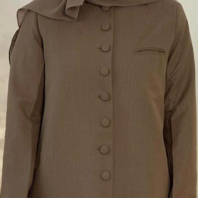 مانتو کتی زنانه کرپ مدل مانتو کتی بلند شیک