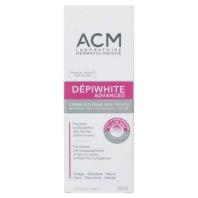 کرم ضد جوش و ضد لک قوی و تسکین‌دهنده ACM مدلDEPIWHITE ADVANCED حجم40میل