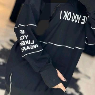 لانگ پنبه آستین فینگر داربغل زیپ دار قواره بزرگ