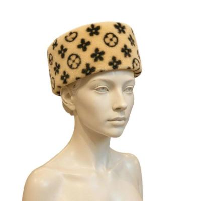 ویانزا هدبند روسی ال وی کرم قهوه ای فری سایز