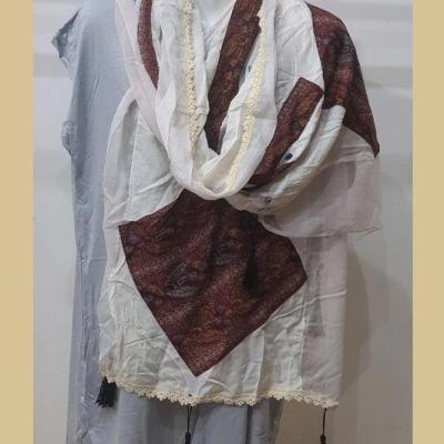 شال کرپ تیکه دوزی