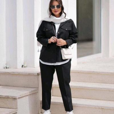 مانتو شلوار زنانه پرشیا مدل ست یاسمین