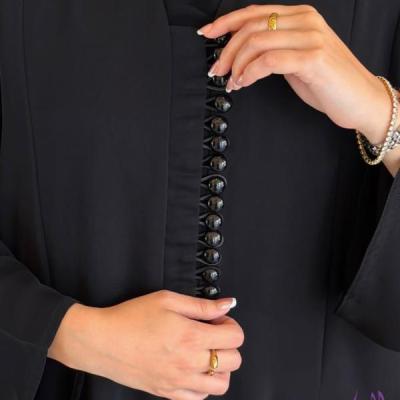 مانتو کتی زنانه کرپ مدل مانتو کتی دکمه مرواریدی شیک