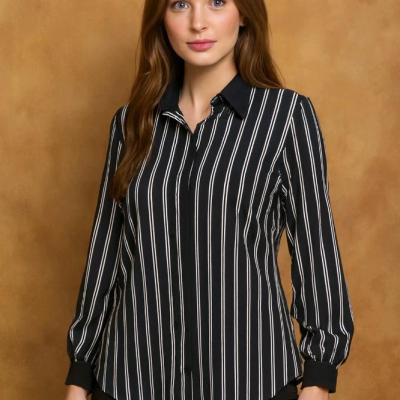 شومیز مشکی زنانه مجلسی ساده